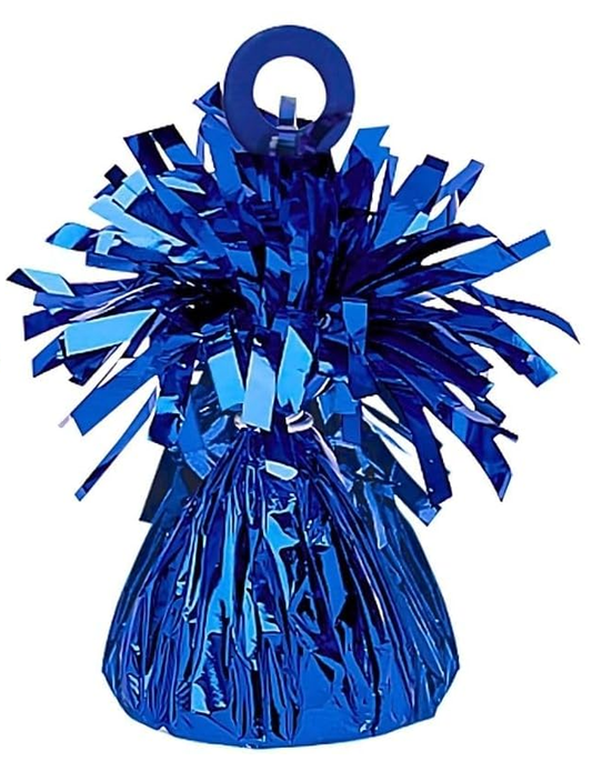 PESAS GLOBOS METALICA USA AZUL