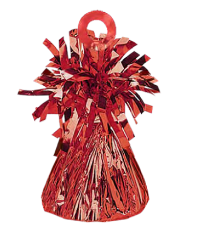 PESAS GLOBOS METALICA USA ROJO