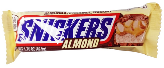 SNICKERS ALMOND SINGLES UD