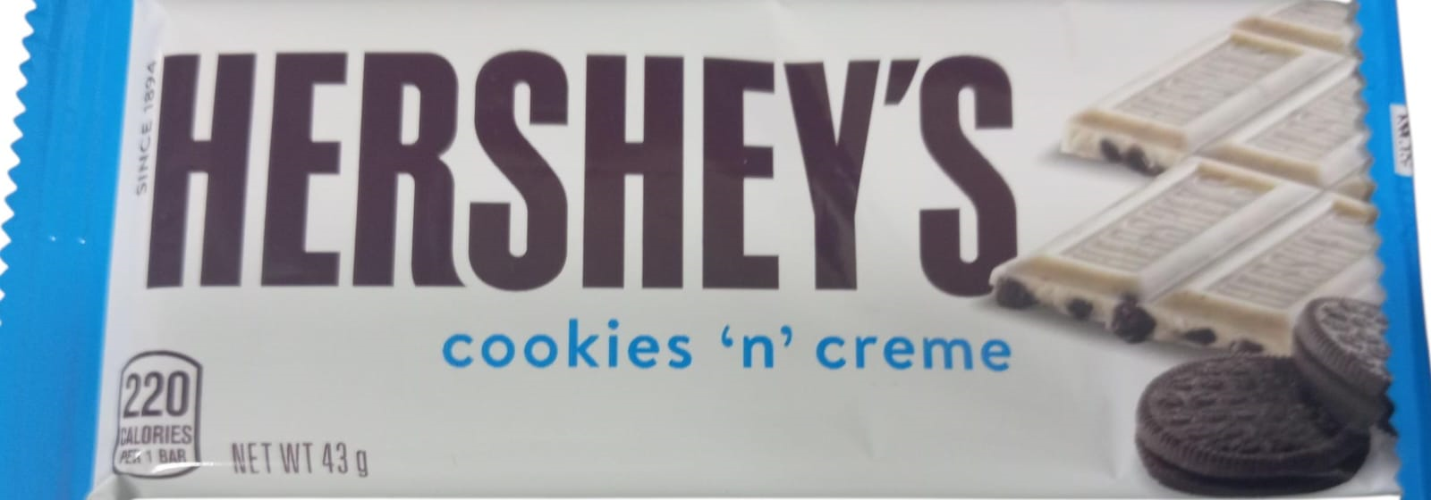 HERSHEYS COOKIES & CREME 43 GR