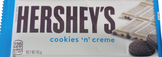 HERSHEYS COOKIES & CREME 43 GR