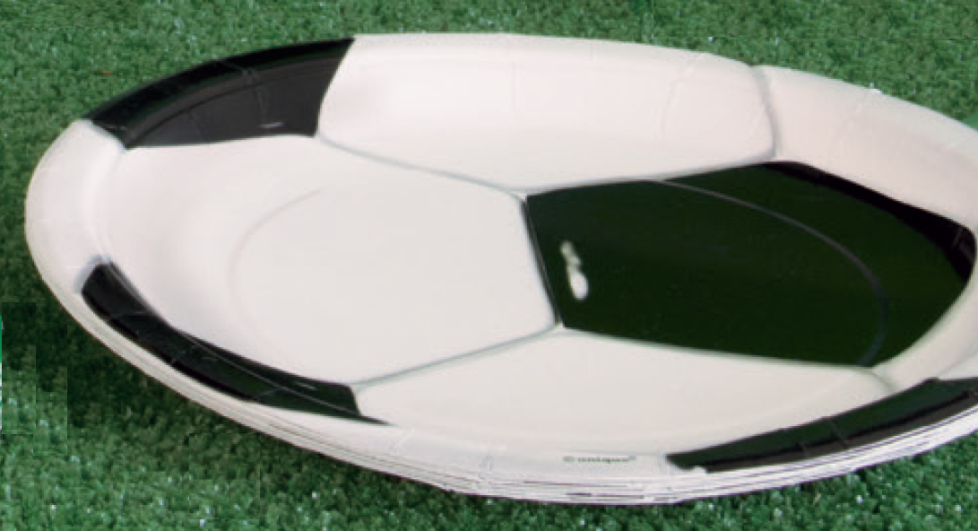 PLATO FUTBOL 8UN 23CM