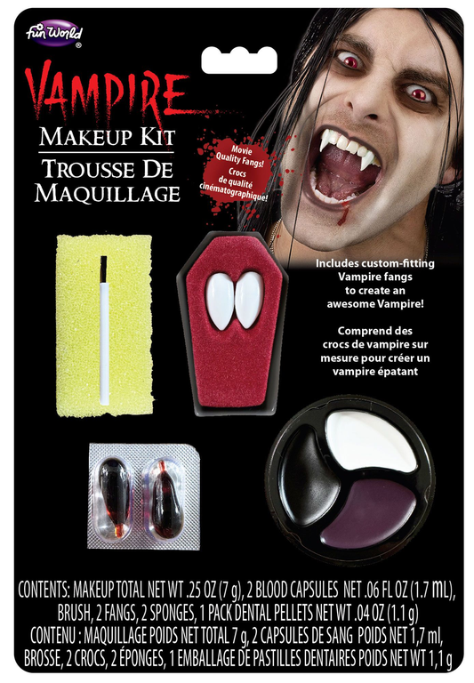 KIT MAQUILLAJE VAMPIRO + ACCES