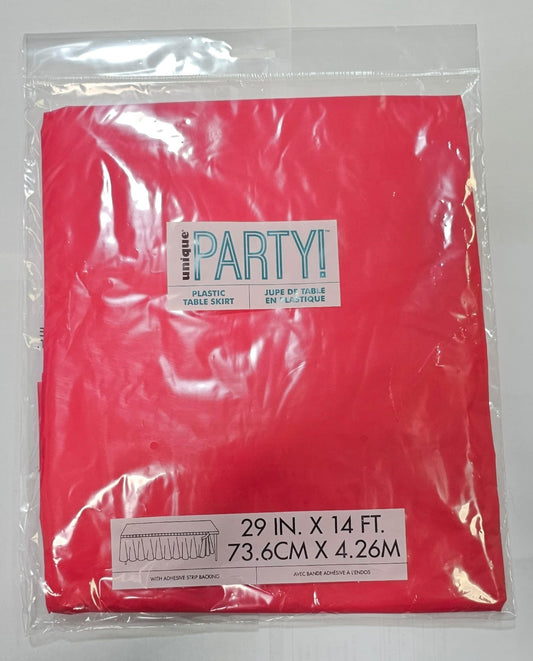 FALDON DE MESA ROJO 74CM X426C