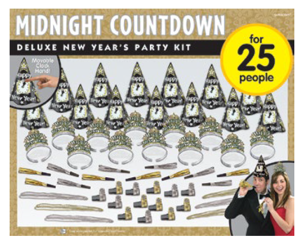 PARTYKIT 25P MIDNIGHT COUNT BS