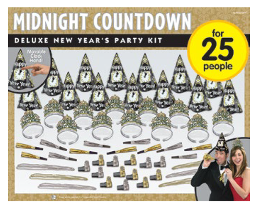 PARTYKIT 25P MIDNIGHT COUNT BS