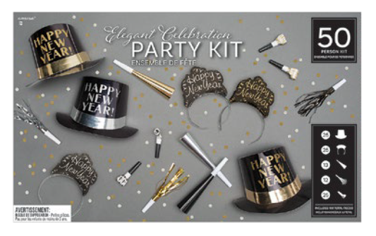 PARTY KIT 50P ELEGANT CELEB BS