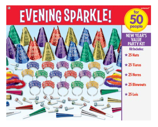 PARTY KIT 50P EVENING SPARK CL