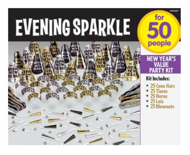 PARTY KIT 50P EVENING SPARK BS