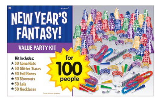 PARTY KIT 100 P NY FANTASY COL