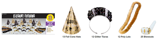 PARTY KIT 25 P ELEGANT EVENING