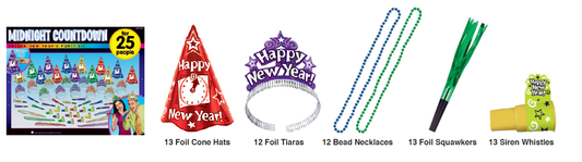 PARTYKIT 25P MIDNIGHT COUNT CO
