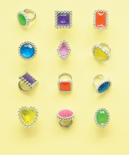 12 ANILLOS PERLA EN RED