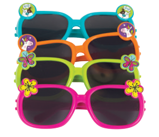 6 GAFAS FLORECITAS EN RED