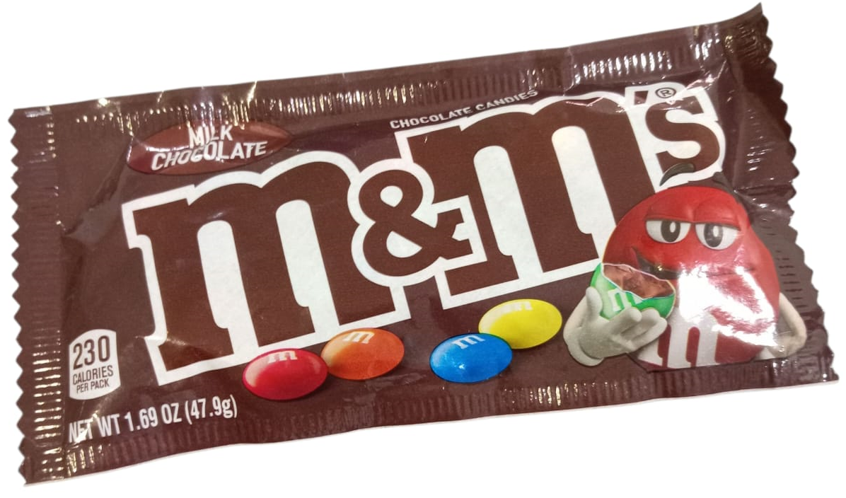 M&M MILK CHOCOLATE SINGLES UD