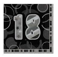 16 SERVILLETAS Nº 18 NEGRO ES
