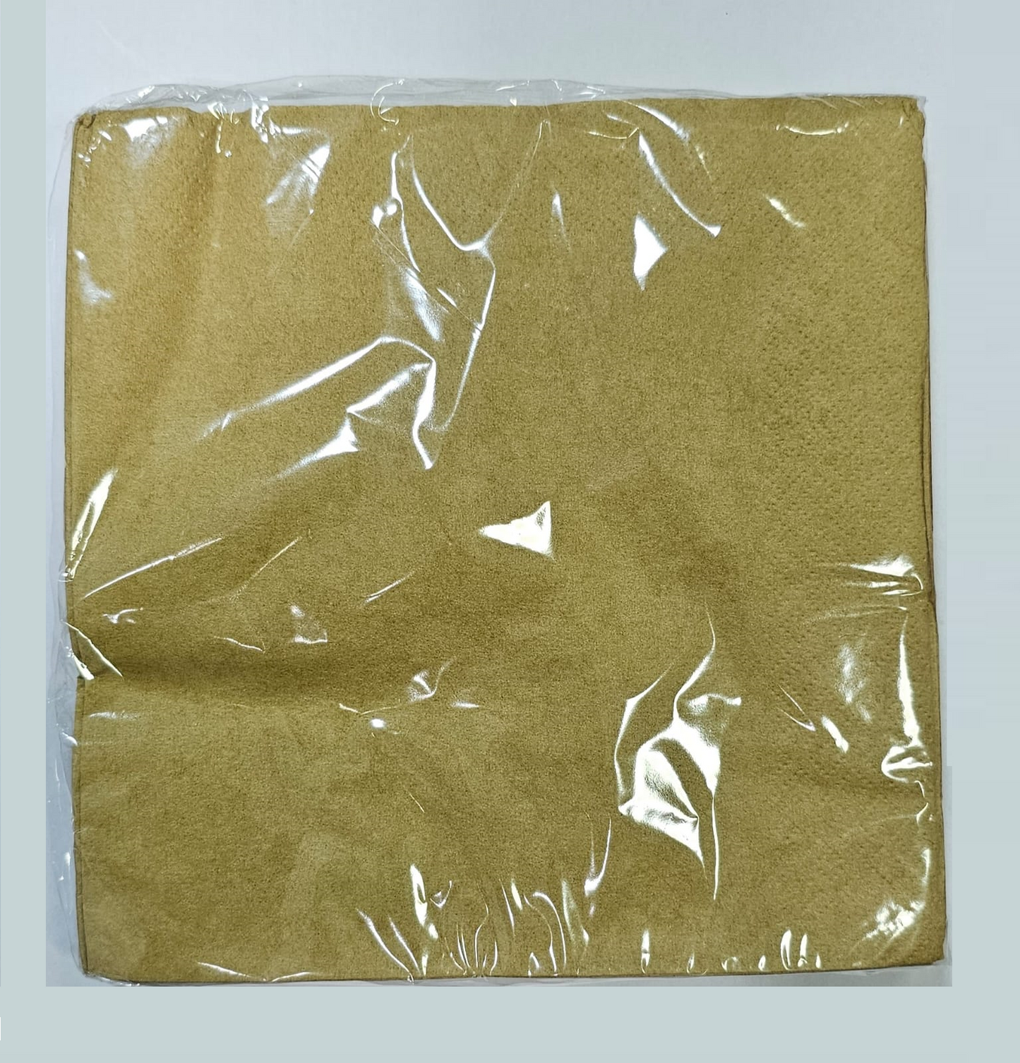 SERVILLET ORO LISA 33X33CM 20U