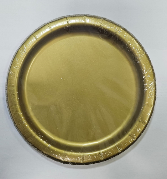 PLATO 8U 18CM DORADO ORO