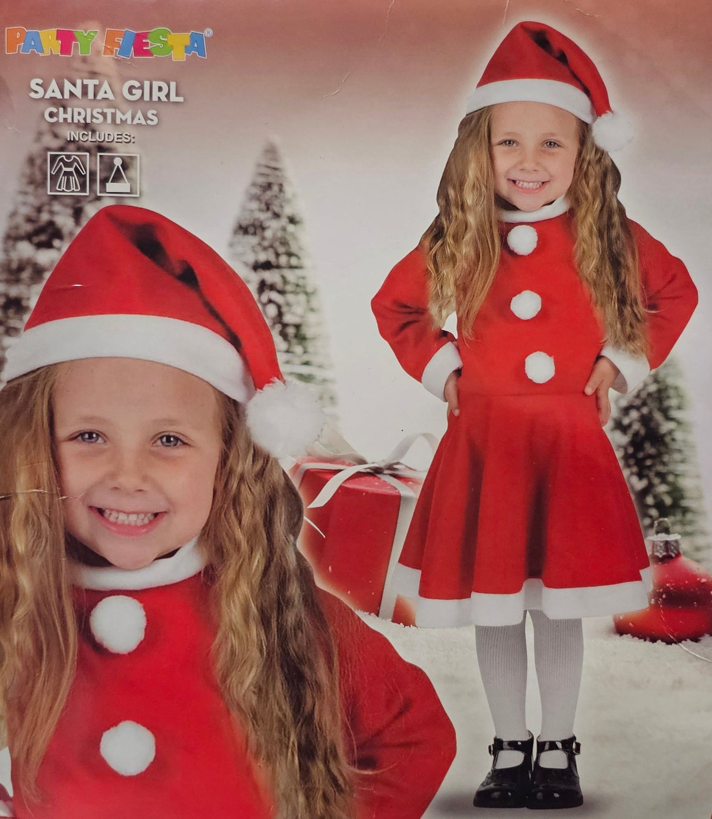 DISFRAZ SANTA NIÑA (1-2 AÑOS)