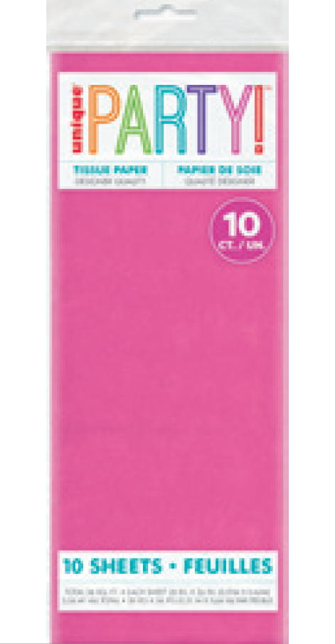 PAPEL DE SEDA FUCSSIA 10UN