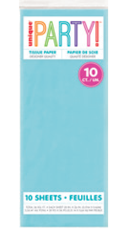 PAPEL DE SEDA AZUL CIELO 10UN