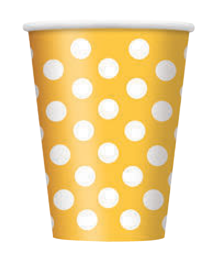 VASOS TOPOS AMARILLO
