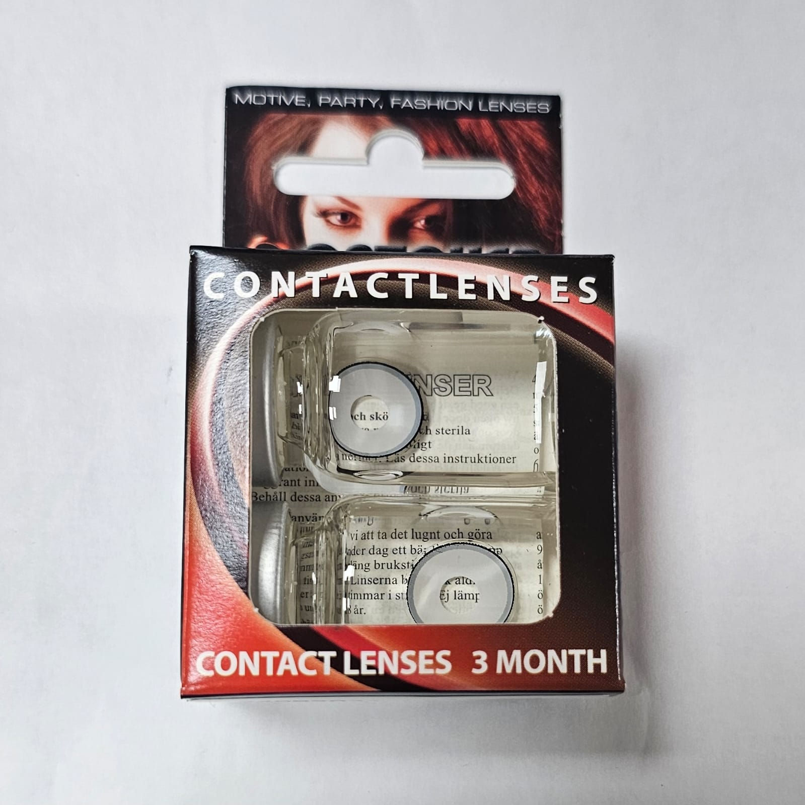 LENTILLAS BLANCA BORDECITO NEG