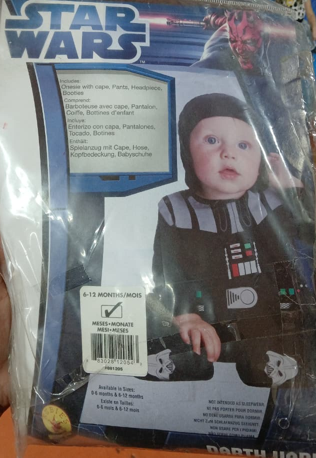 DISFRAZ DARTH VADER BEBE