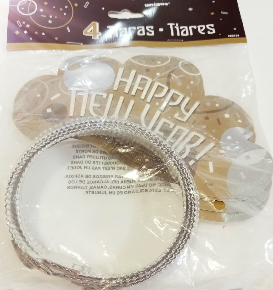 4 TIARAS GLITTER