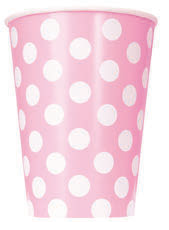 6 VASOS TOPOS ROSA