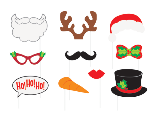 KIT FOTO CALL NAVIDEÑO 10PC