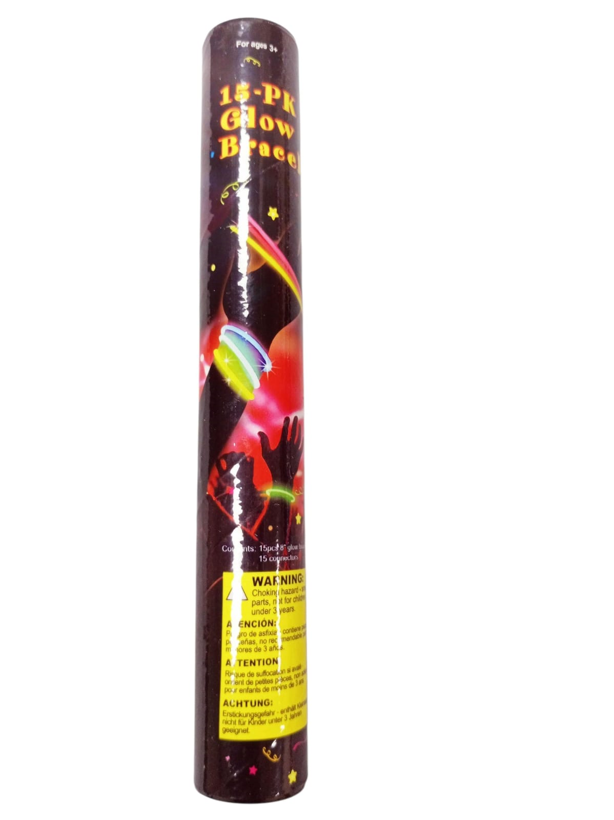 15 PULSERAS GLOW 2.8 X 21.5CM