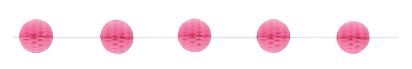 GUIRNALDA MINI FUCSIA NIDO 7PI