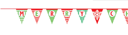 GUIRNALDA CARTEL MERRY CHRISTM