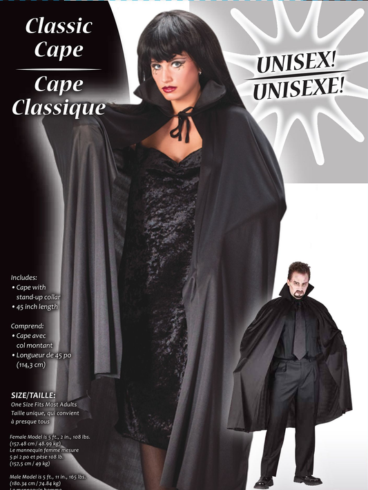 CAPA DRÁCULA DELUXE 45PG NEGRA