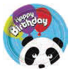 PLATO   CUMPLE PANDA  23 CM.