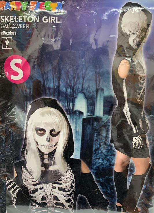 DISFRAZ ESQUELETO HOODY  S