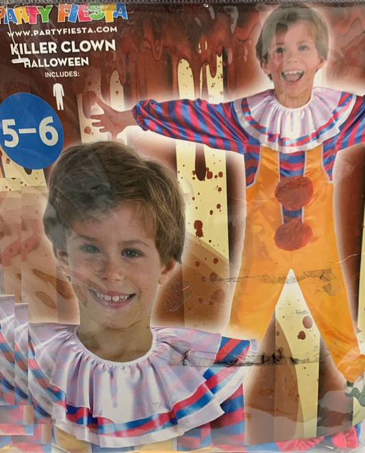 DISFRAZ PAYASO DIABÓLICO 5-6