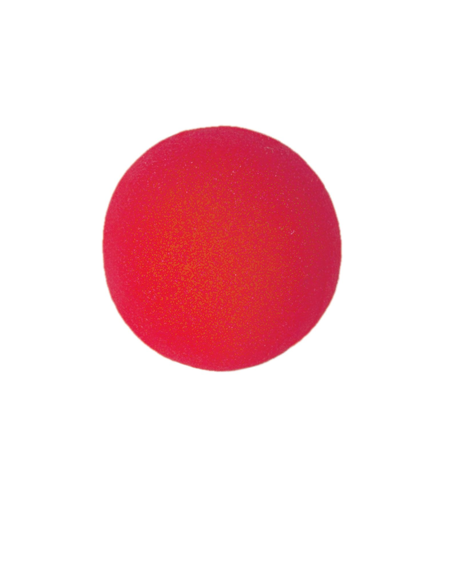 NARIZ DE PAYASO ROJA ESPONJA