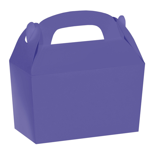 CAJITA CARTON PURPURA 12 CM