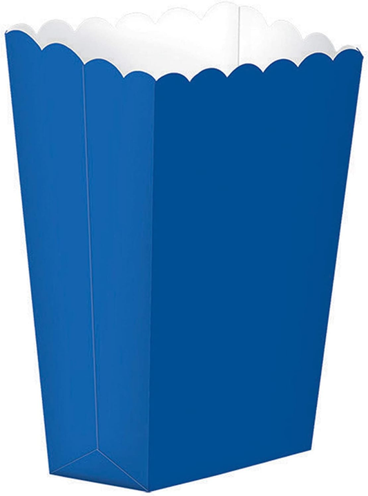 5 CAJITAS PALOMITAS AZUL 13 CM