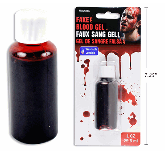 SANGRE ARTIFICIAL GEL ROJO 1 Z