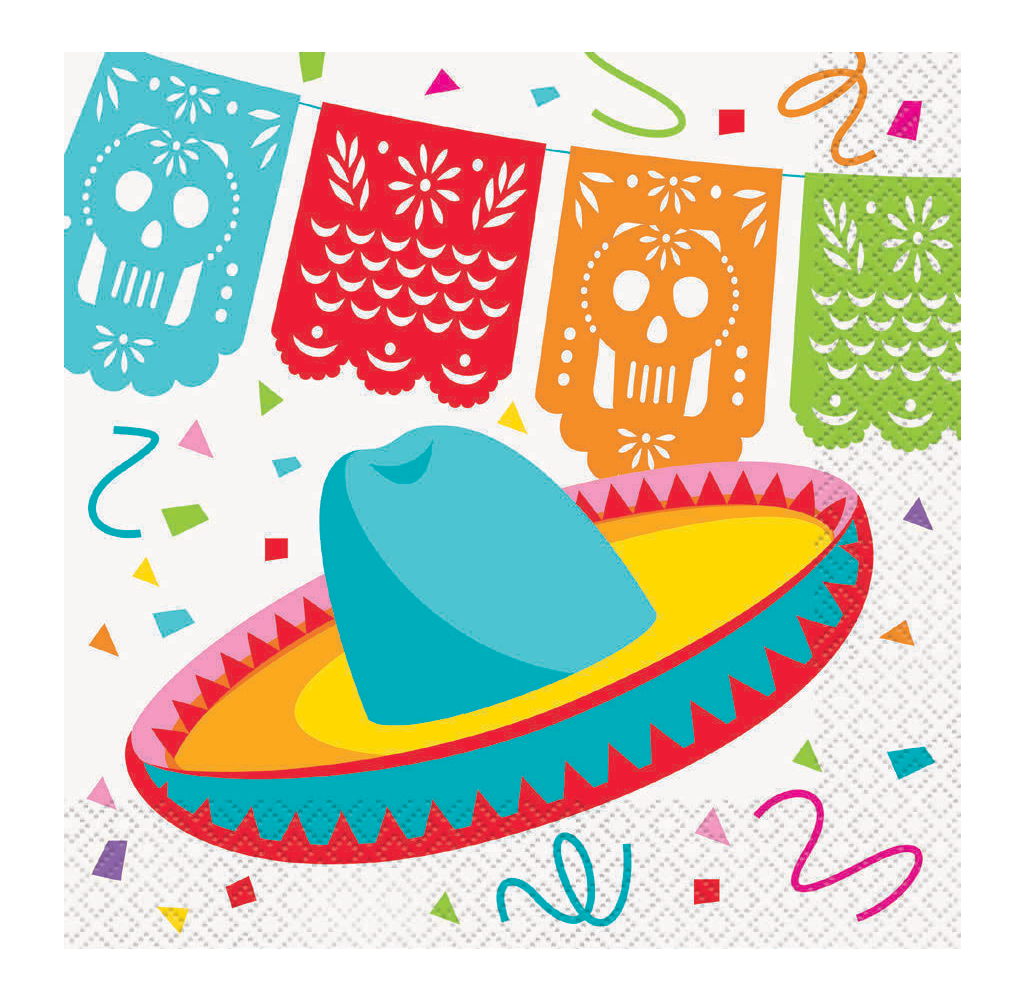 16 SERV. FIESTA MEXICANA 33X33