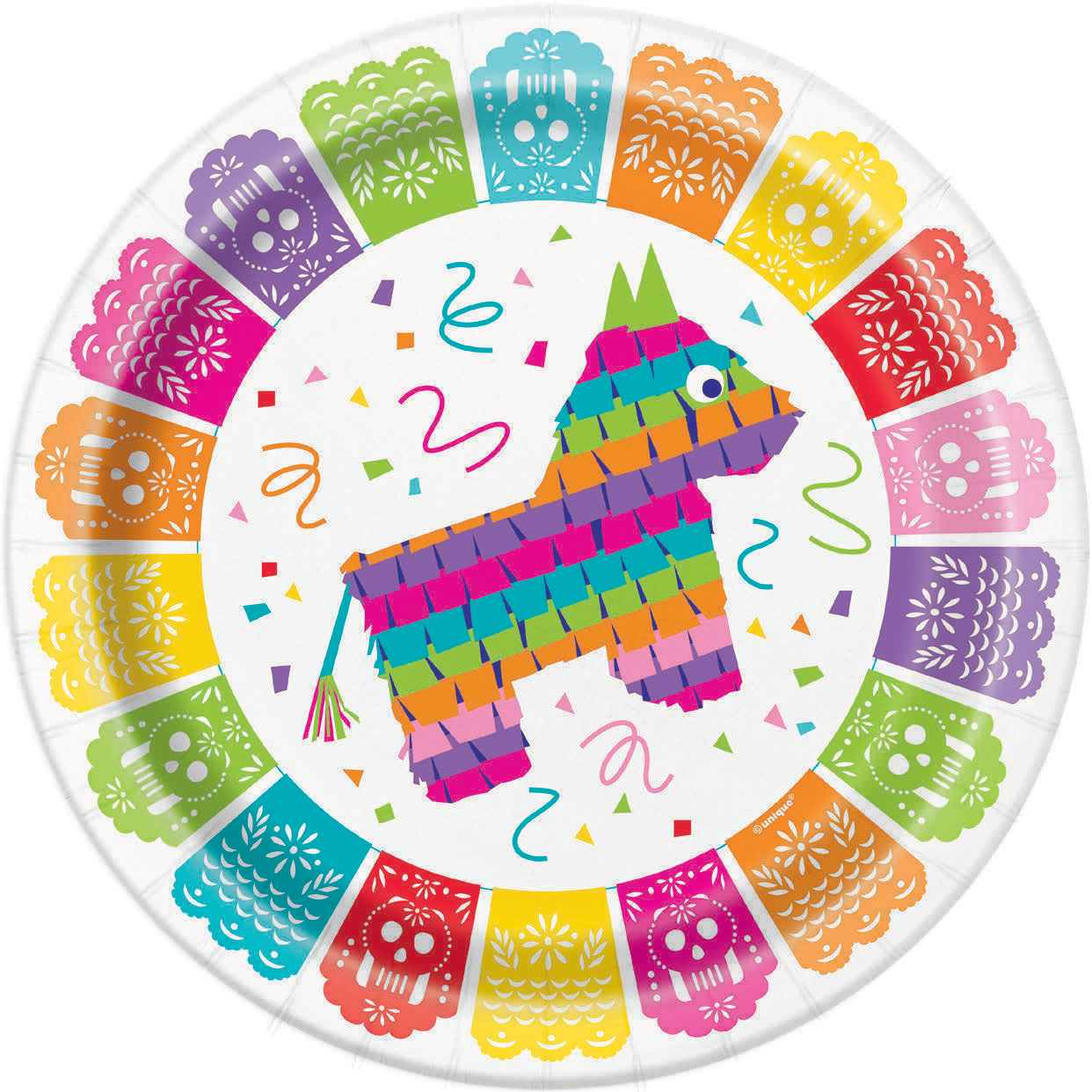 8  PLATOS FIESTA MEXICANA 23CM