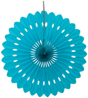 ABANICO AZUL CARIBE 40CM