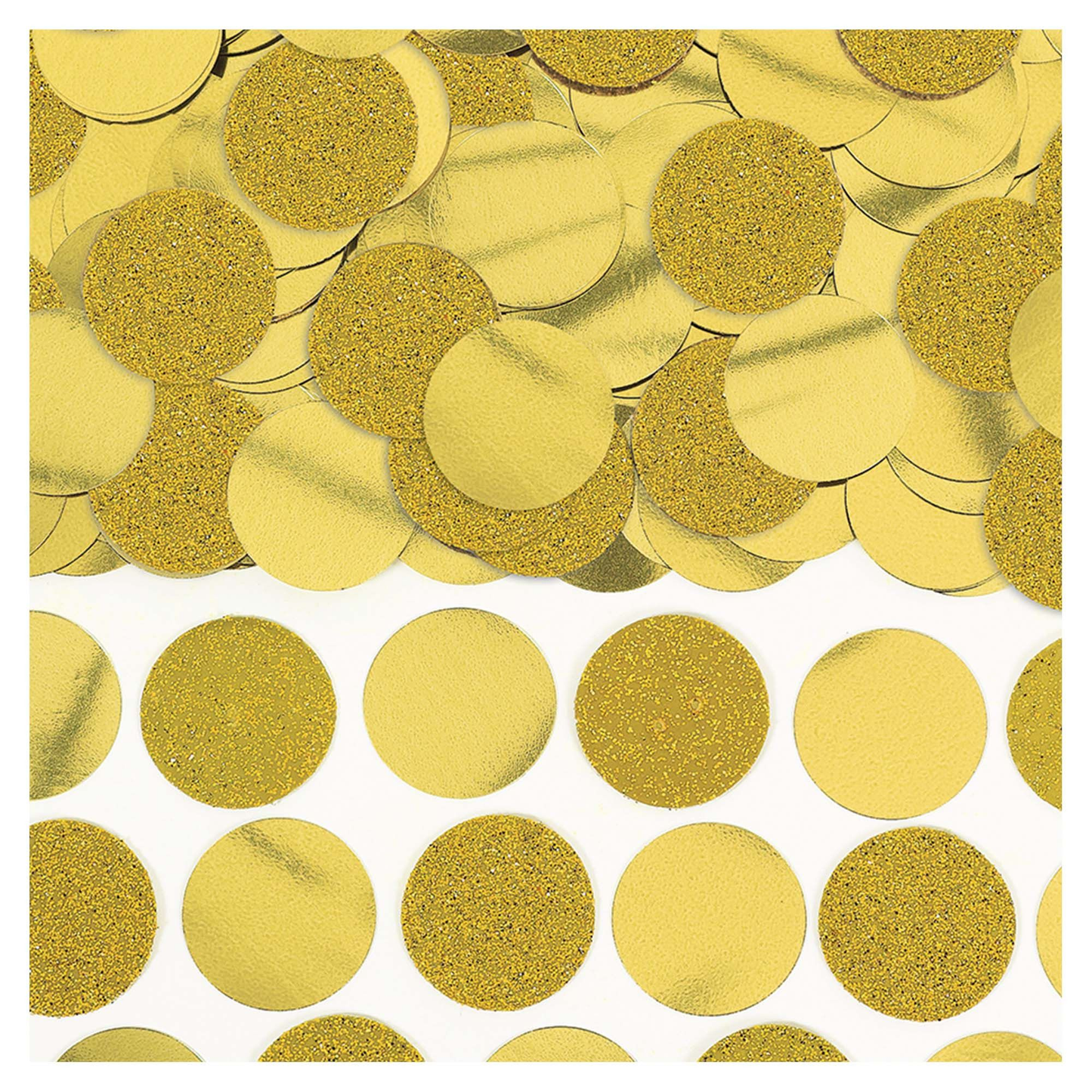 CONFETI CIRCULO ORO FOIL 63GR
