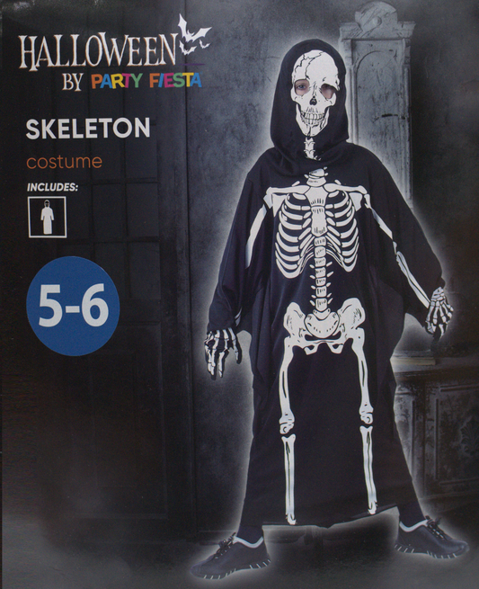 DISFRAZ MUERTE ESQUELETO (5-6)