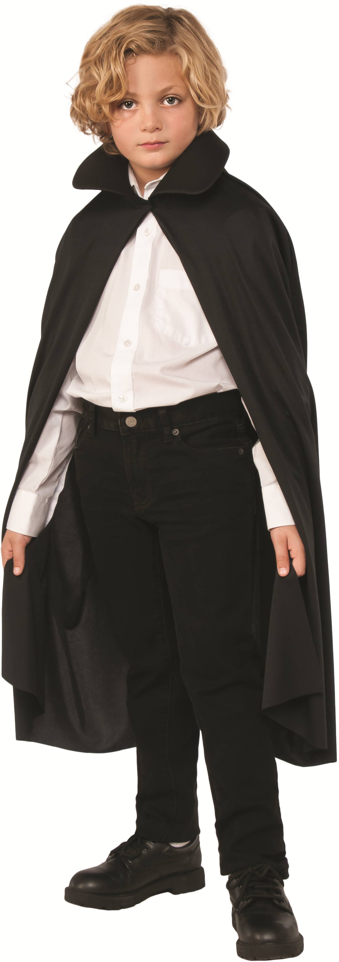 CAPA NEGRA CON CUELLO 36PG90CM