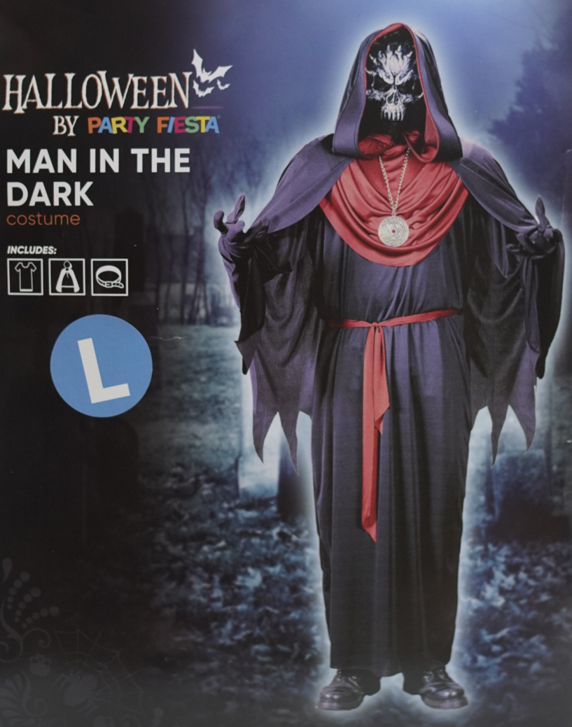 DISFRAZ HOMBRE OSCURIDAD L