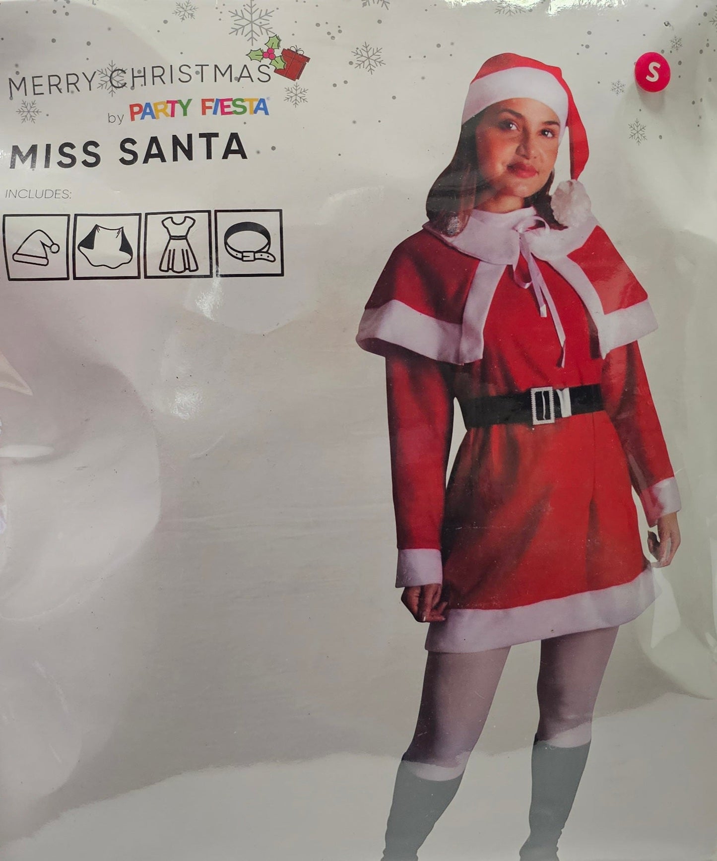 DISFRAZ SANTA CON CAPA-S